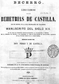 Libro de las Behetrias de Castilla Libro de las Behetrias de Castilla